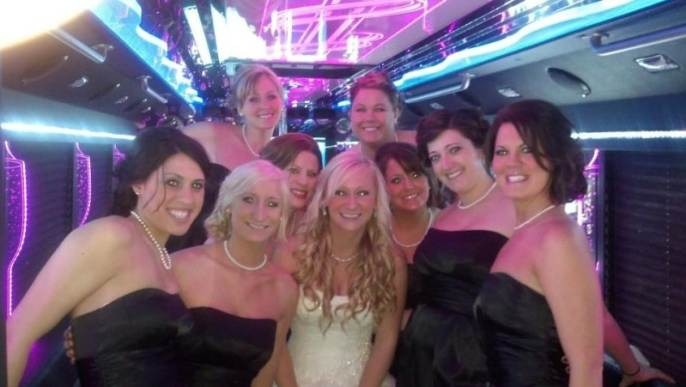 Happy customers enjoying luxury limousine service from www.logisticsmovehub.xyz in a memorable experience.